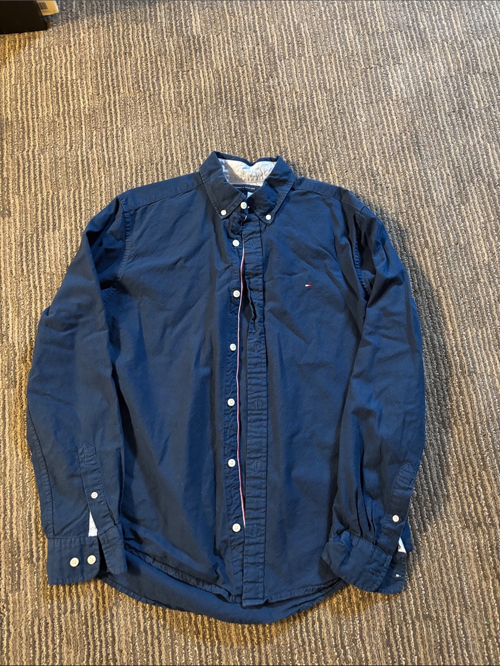Navy Buttondown